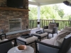 Outdoor Fireplace on Trex Composite Deck- Ambler, Pa