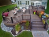 Trex Decking with Railing and Stone Patio- Collegeville, Pa