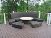 Curved Deck with Furniture Ideas- Amazing Deck