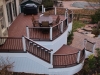 Curved Trex Deck with Stairs- Amazing Deck