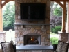 Outdoor Fireplace Deck Design- Amazing Deck 