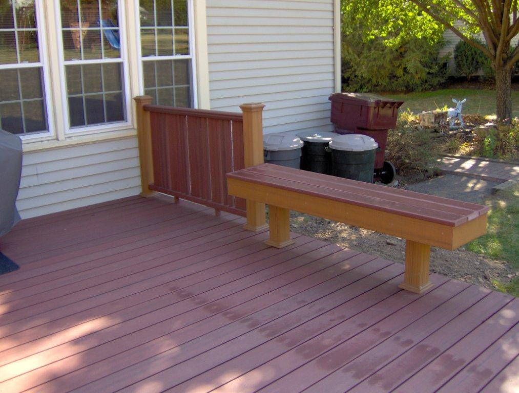 Bench with Planters Design Ideas- Amazing Deck