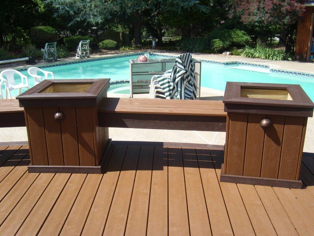 Planter Benches for Patio- Amazing Deck