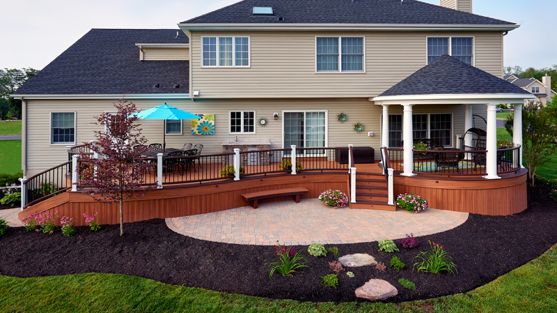 Outdoor Decks With Roofs