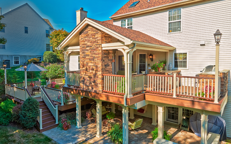 Outdoor Decks With Roofs