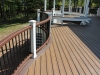 Curved Deck with Railing Builder- Amazing Deck 