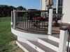 Round Deck Railing and Stairs Designs- Amazing Deck