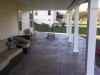 Covered Patio with Paver Stones- Amazing Deck 