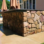 Stonework Brings a Balance of Modern and Traditional to Outdoor Kitchen Deck or Patio Designs