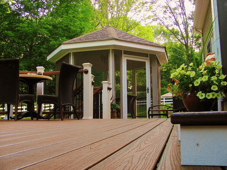 Screened In Porch Design Ideas- Custom Porch Builders near me- Amazing Deck