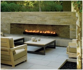 Modern Outdoor Fireplace Design- Outdoor Fireplace Builder- Amazing Deck