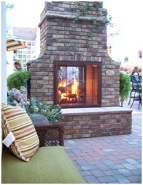 Hearth Fireplace Design for Patios and Deck- Patio Builder- Amazing Deck