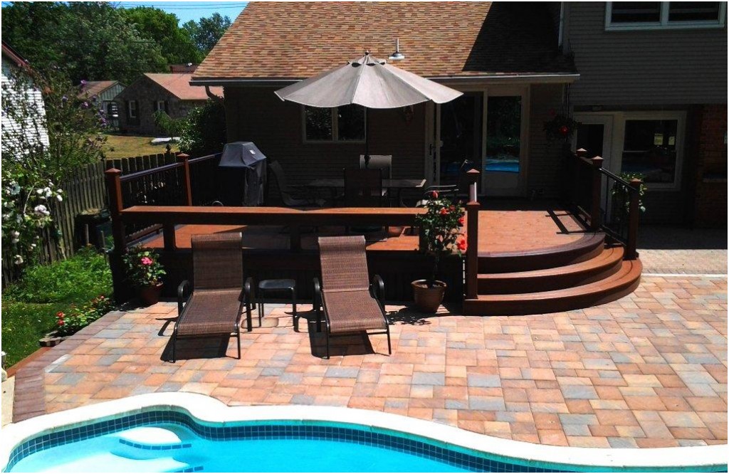 Integrated Deck and Patio Design with a Pool- Pool Deck Contractors- Amazing Decks