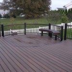 Backyard Curved Trex Deck Designs- Amazing Deck