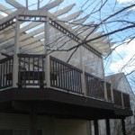 Pergola Designs for Decks and Patio with Built In Seating