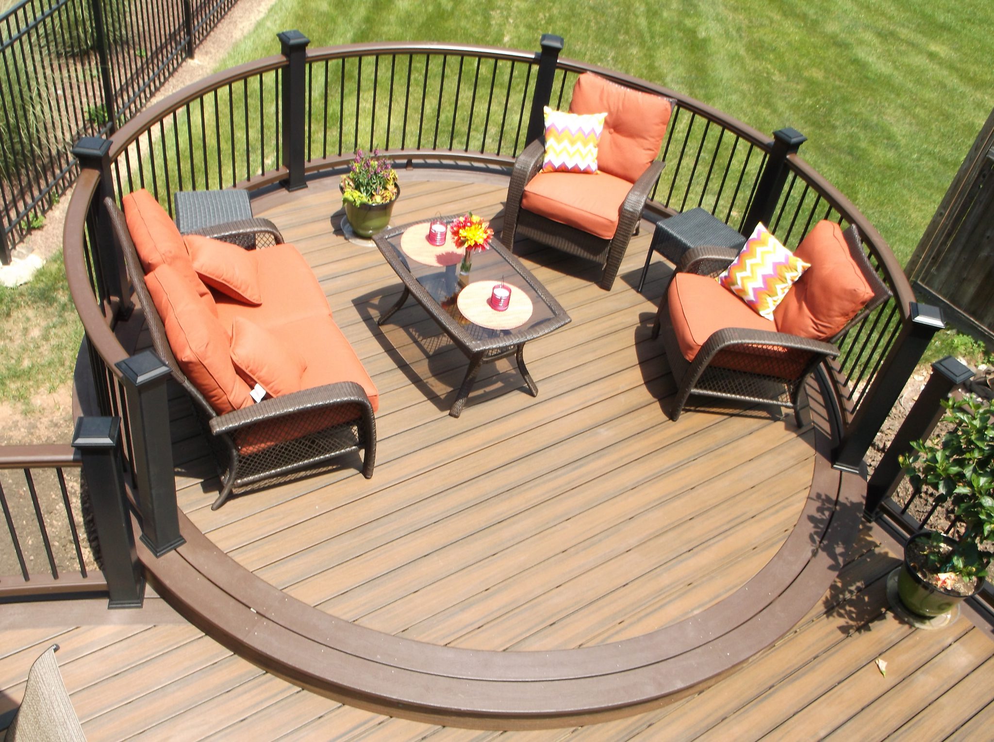 Deck Patterns for Curved Deck Designs- Amazing Deck