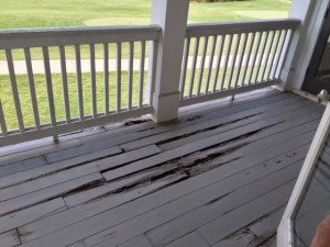 Decaying deck