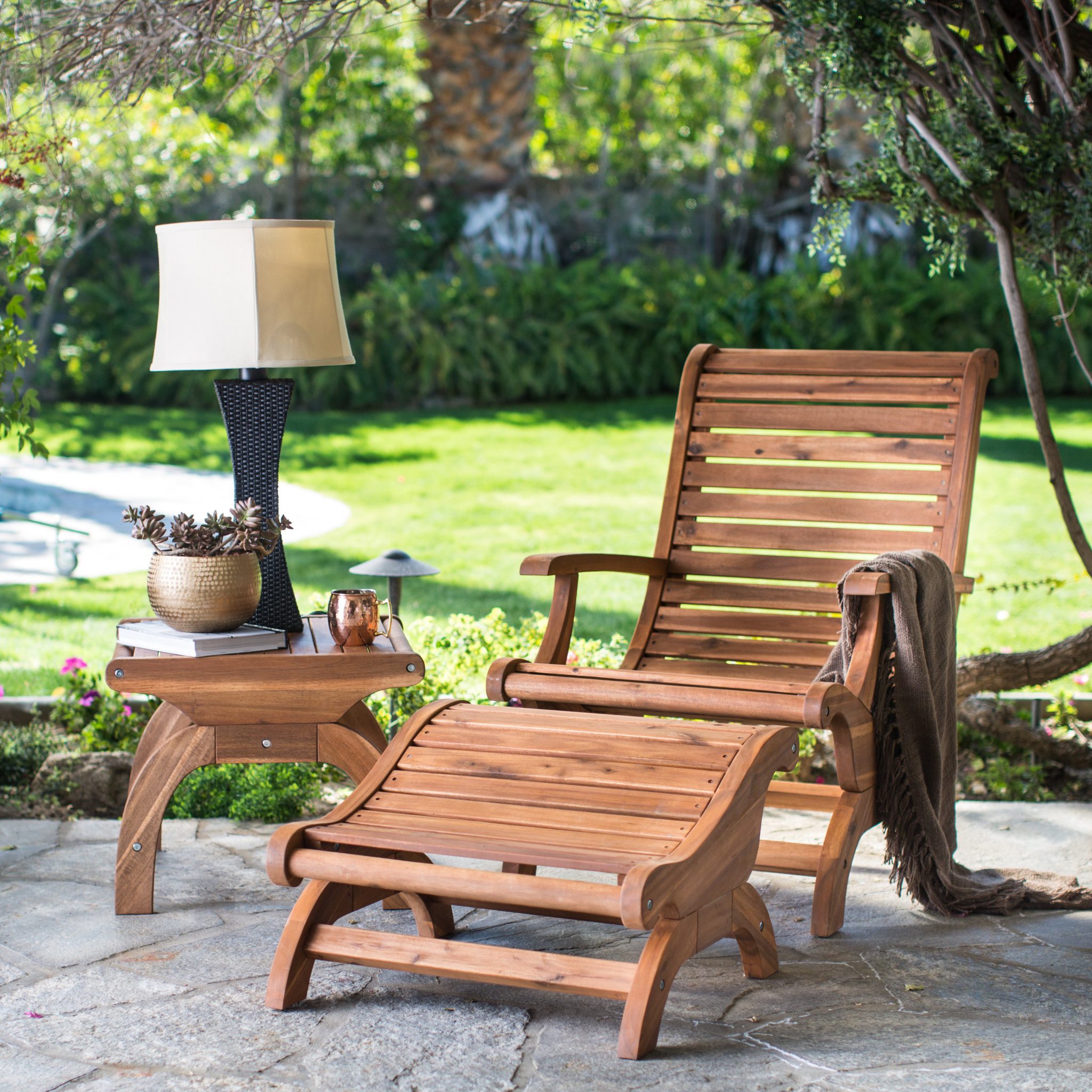 belham living avondale adirondack chair and ottoman