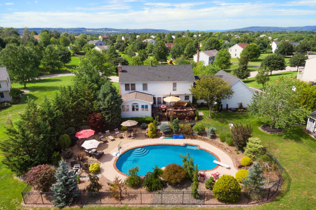 Trex Decking with Pool Patio in Flemington NJ- Amazing Deck